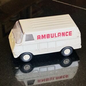 White Van Mini Tonka Rare Vintage Ambulance Paramedic‎ Metal